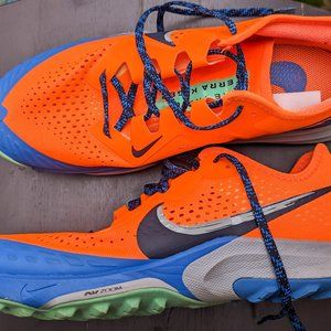 Nike Air Zoom Terra Kiger 7 Men's Trail Running Shoes - 9.5; Orange